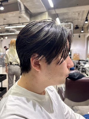 miu&宇都宮良太　メンズ毛流れセンターパート