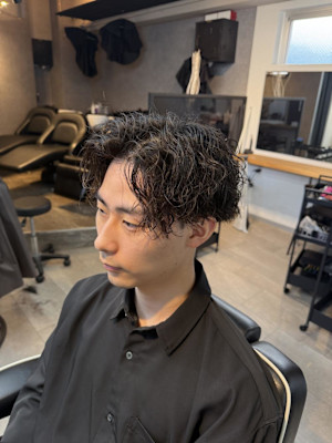 大人センターパート×ツイストスパイラルパーマ/大宮