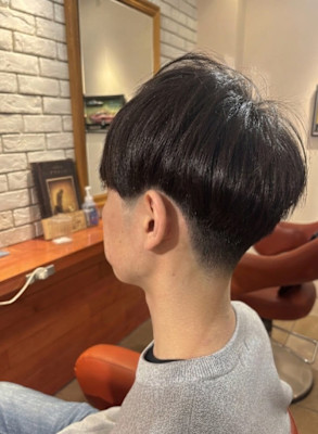 清潔感のある刈り上げマッシュ【115スタイル】