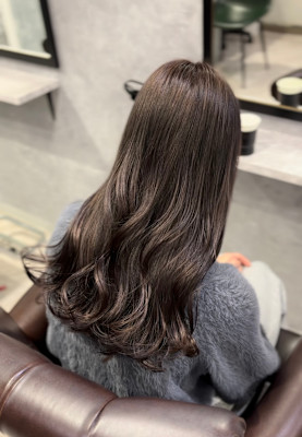 ダークラベンダーベージュ×1ブリーチ