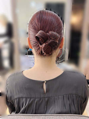 《あやね》ヘアセット／アップ