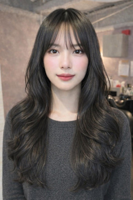 《高橋亜美》ブルーブラック/艶髪/大宮/暗髪/