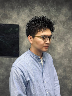 メンズショートパーマ