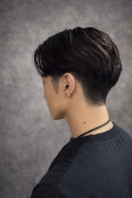 メンズ毛流れパーマ