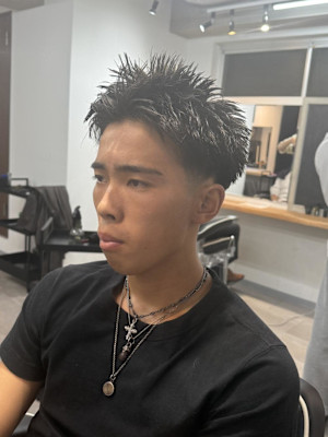 大宮/カット/短髪/毛流れ/センターパート