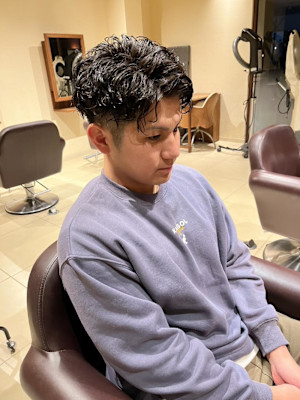 春はやっぱりパーマがかっこいい