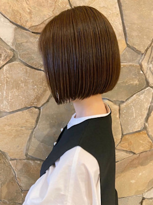 ボブ/切りっぱなしボブ/ナチュラルボブ