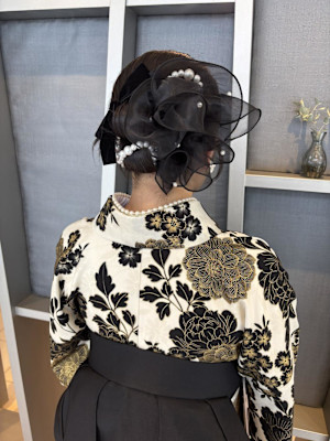 【卒業式】袴の着付け×カチモリヘアセット