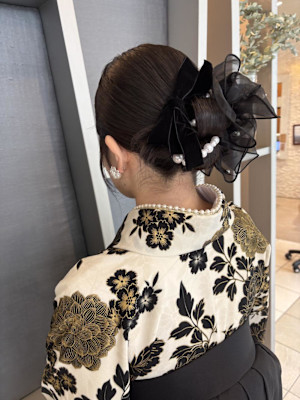 【卒業式】袴の着付け×カチモリヘアセット