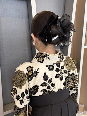 【卒業式】袴の着付け×カチモリヘアセット
