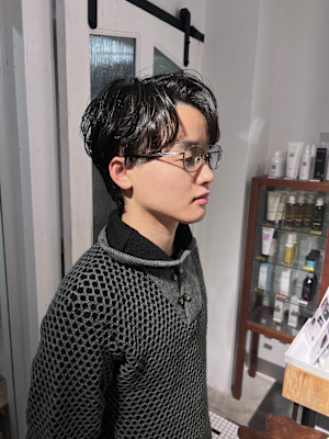 シャドウパーマ/メンズパーマ/メンズカット