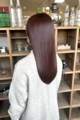 ピンクブラウンカラー《ARCH Mayu》