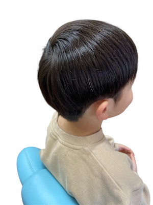 キッズナチュラルショート。 耳周りと襟足をすっきり