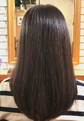 艶やかな質感を楽しむ暗髪ストレート【126スタイル】