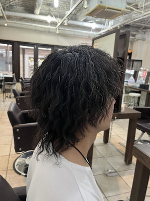 メンズウルフパーマ