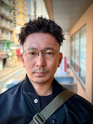 メンズカットショートパーマピンパーマ