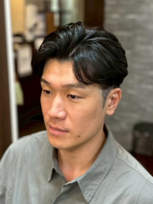 ツーブロック/メンズパーマ/メンズカット/銀座＜理容室＞