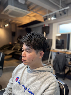 爽やかアップバング×刈り上げショート/大宮