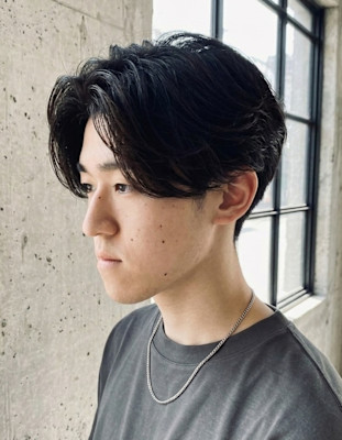 柔らか質感の大人センターパート♯40