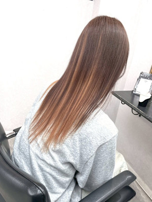 髪質改善/縮毛矯正/酸性ストレート/バレイヤージュ/ブラウン
