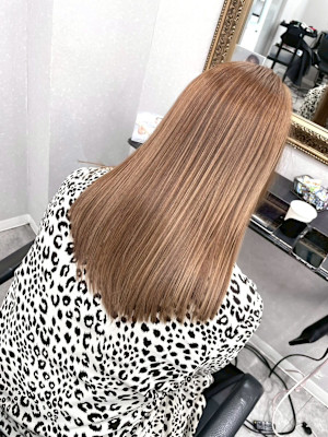 髪質改善/カット/イルミナカラー/ミルクティーベージュ/韓国