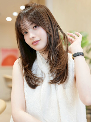 髪質改善＊イメチェン前髪レイヤー【Zinaセントラル銀座】