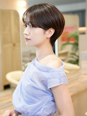 髪質改善＊クールショート前髪【Zinaセントラル銀座】