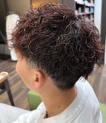 メンズツイストスパイラルパーマ