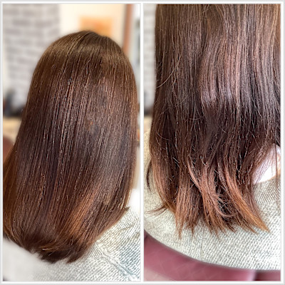 【50代】エイジング毛のうねり改善カラー