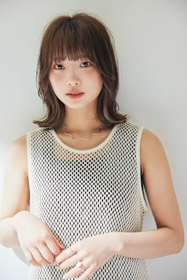 外はねボブ×インナーカラー