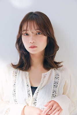 韓国風×外はね×大人ブラウンカラー