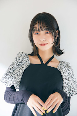 外はね×透明感ブルーブラック