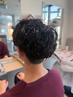 無造作シャドウパーマ