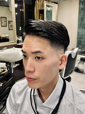 【30代 男性】ビジネス七三スキンフェード