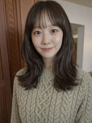 シースルー/くびれヘアー/レイヤー