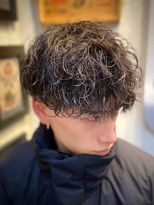 【波巻きスパイラル】ウェットマッシュツーブロックで色気束感