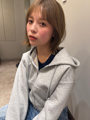 ツヤ感×大人ショートボブ×ウルフレイヤー20代30代40代5