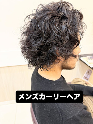 大人カーリーヘア