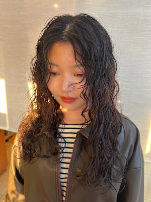 スパイラルパーマ