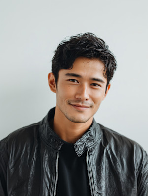 ビジネスパーマ/スペインカール/スパイキーショート