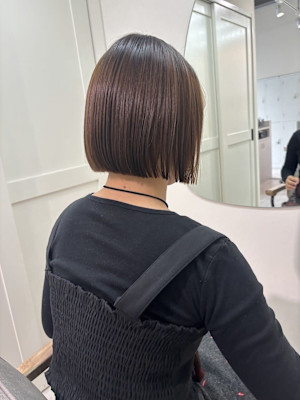 縮毛矯正/韓国ボブ/ミニボブ/髪質改善トリートメント