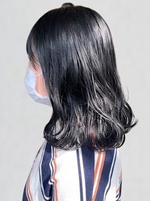 ブリーチ ダブルカラー グレージュ 透明感カラー 30代