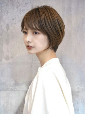 似合わせ小顔カット/丸みショートボブ/清澄白河/森下