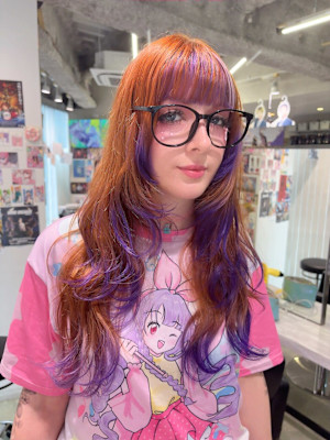 レイヤーカット/ケアブリーチ/カラーバター/推しカラー