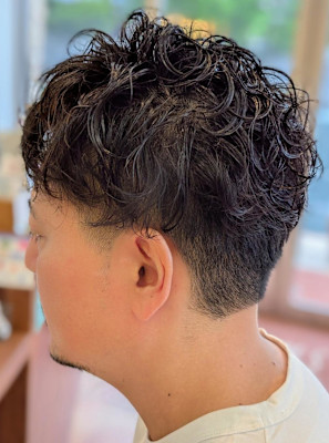 スタイリングは1分！メンズふんわりパーマ