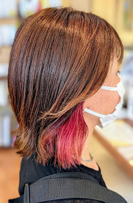 リッチピンクインナーカラー