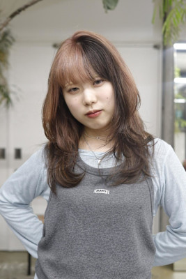 残留を生かしたデザインカラー