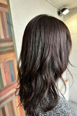 ツヤ感溢れるダークショコラウェーブ【141スタイル】