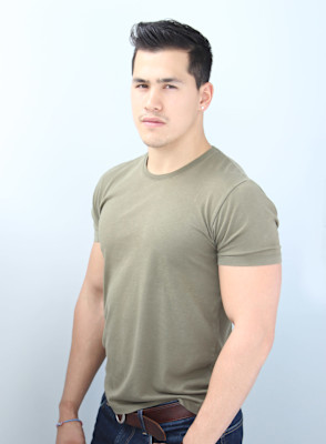 リバースセンターパート刈り上げセンターパートサーフカール