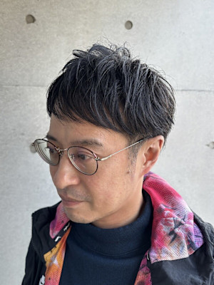 ナチュラル刈り上げショート